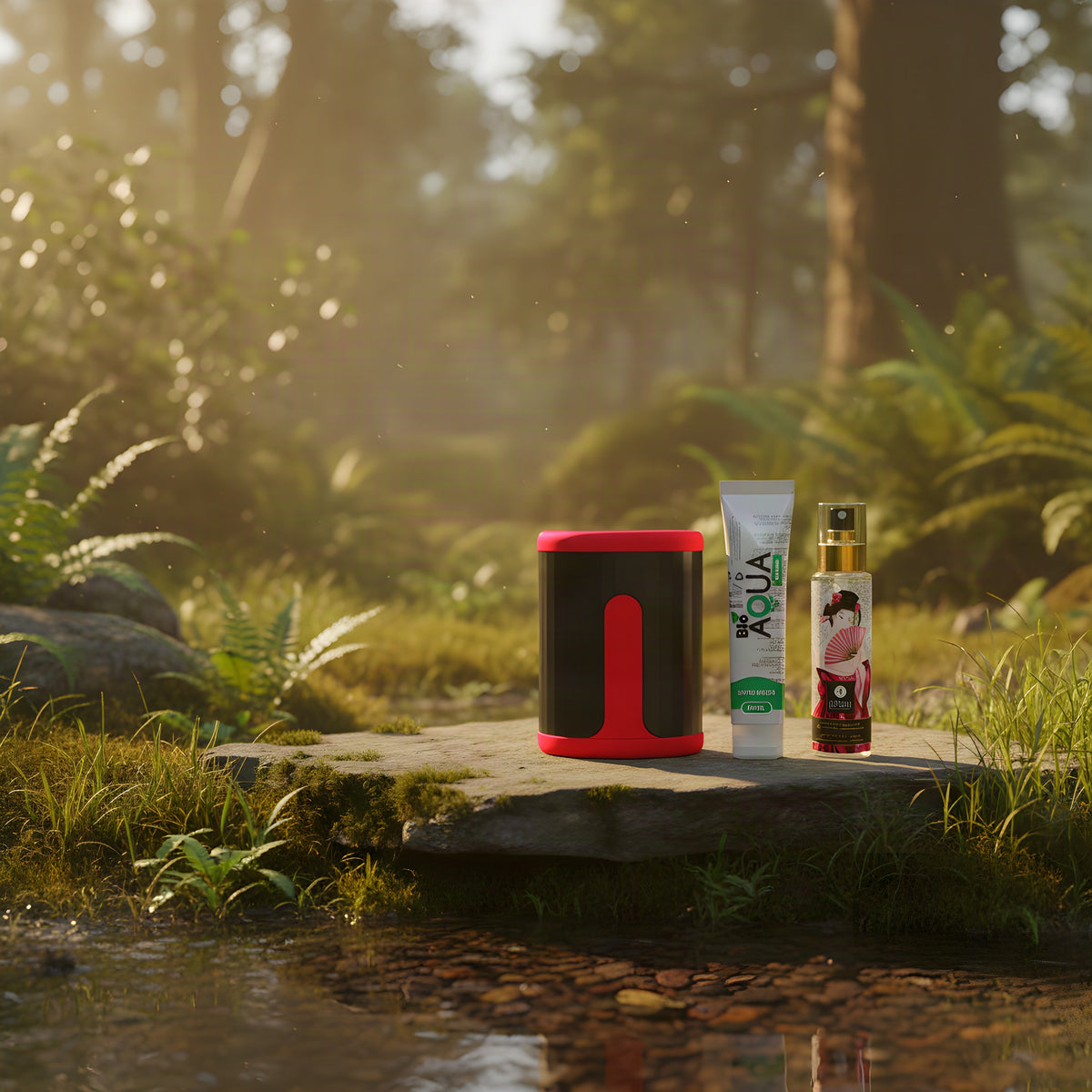 Pack connecté, sa part à lui : LELO F2s, lubrifiant et nettoyant