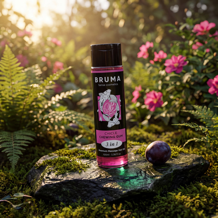 Huile de massage chauffante Bruma 3 en 1, flacon de 100 ml