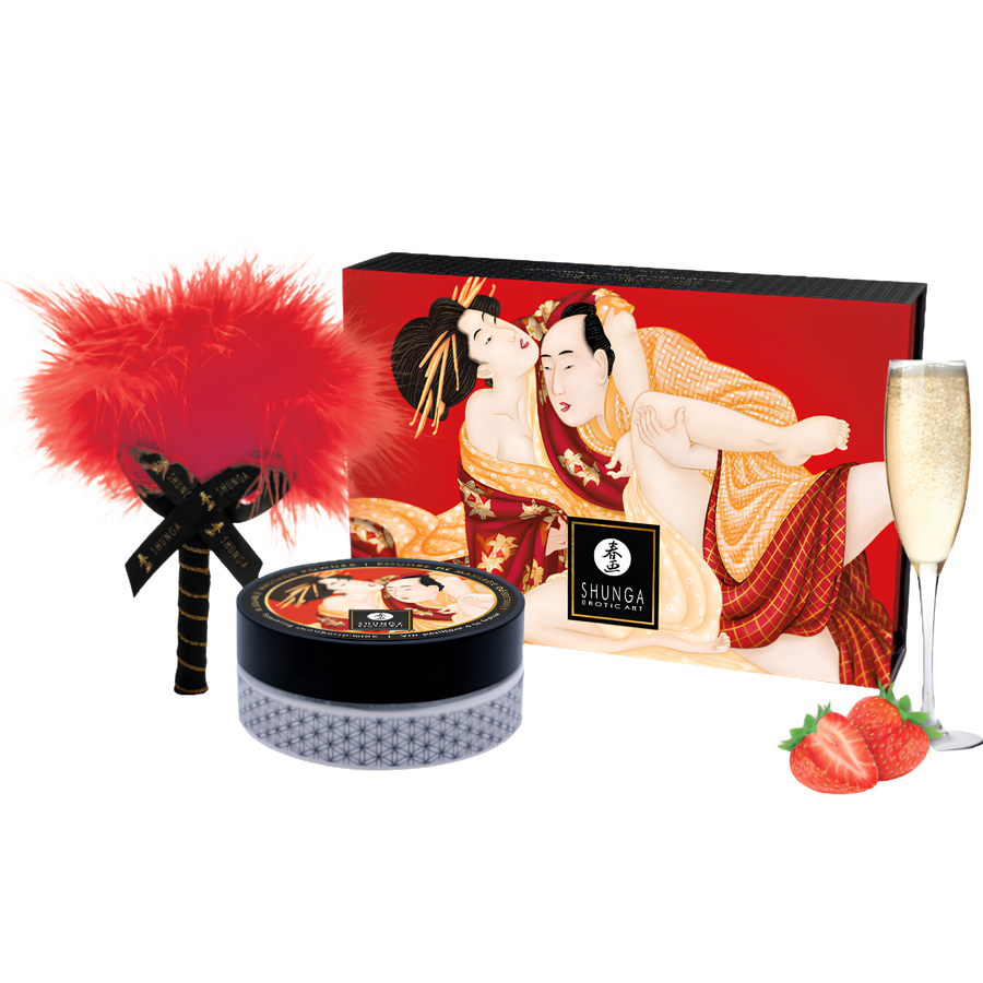 Kit de poudre de massage comestible Shunga
