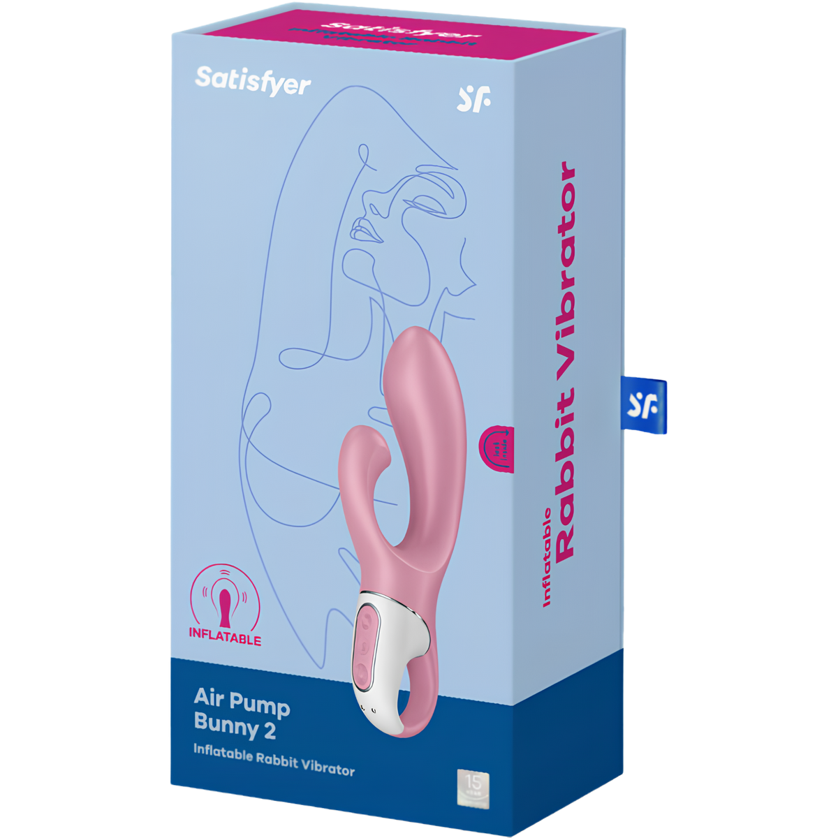Rabbit gonflable Satisfyer Air Pump Bunny 2