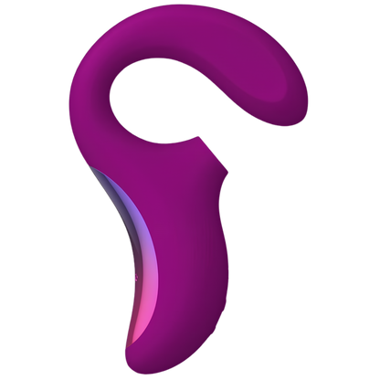 Stimulateur double LELO Enigma - ondes soniques et bras interne, 140 mm insérables