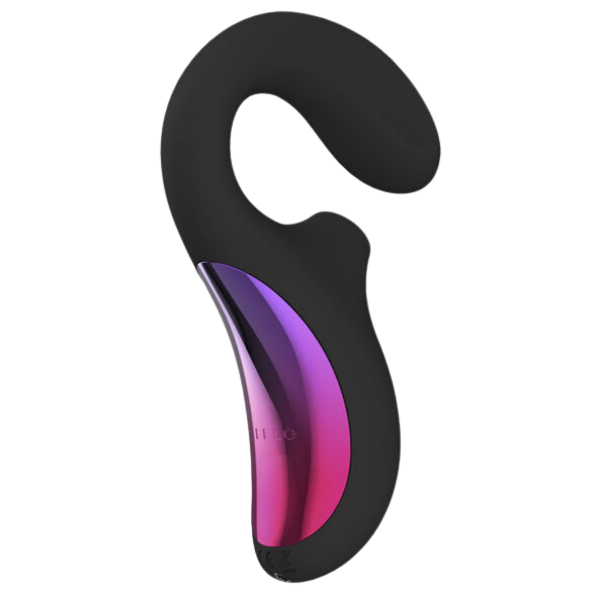 Stimulateur double LELO Enigma - ondes soniques et bras interne, 140 mm insérables