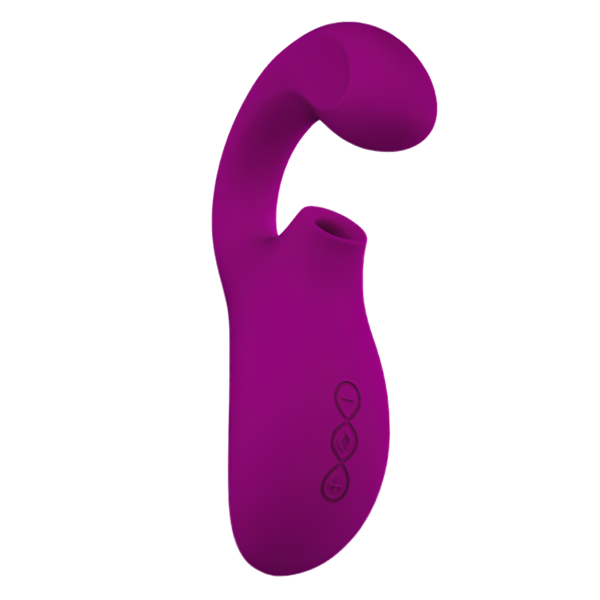 Stimulateur double LELO Enigma - ondes soniques et bras interne, 140 mm insérables