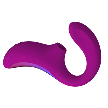 Stimulateur double LELO Enigma - ondes soniques et bras interne, 140 mm insérables
