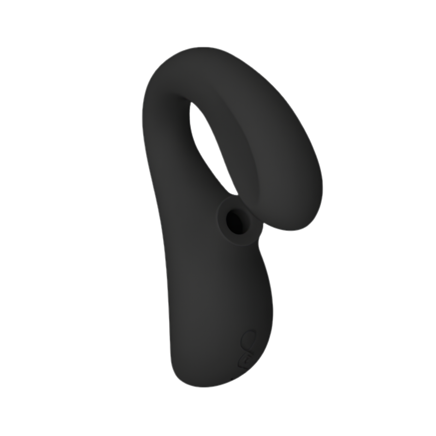 Stimulateur double LELO Enigma - ondes soniques et bras interne, 140 mm insérables