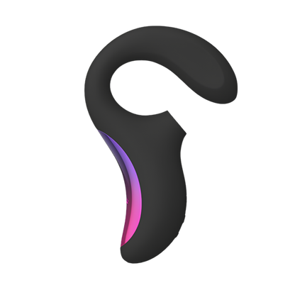 Stimulateur double LELO Enigma - ondes soniques et bras interne, 140 mm insérables