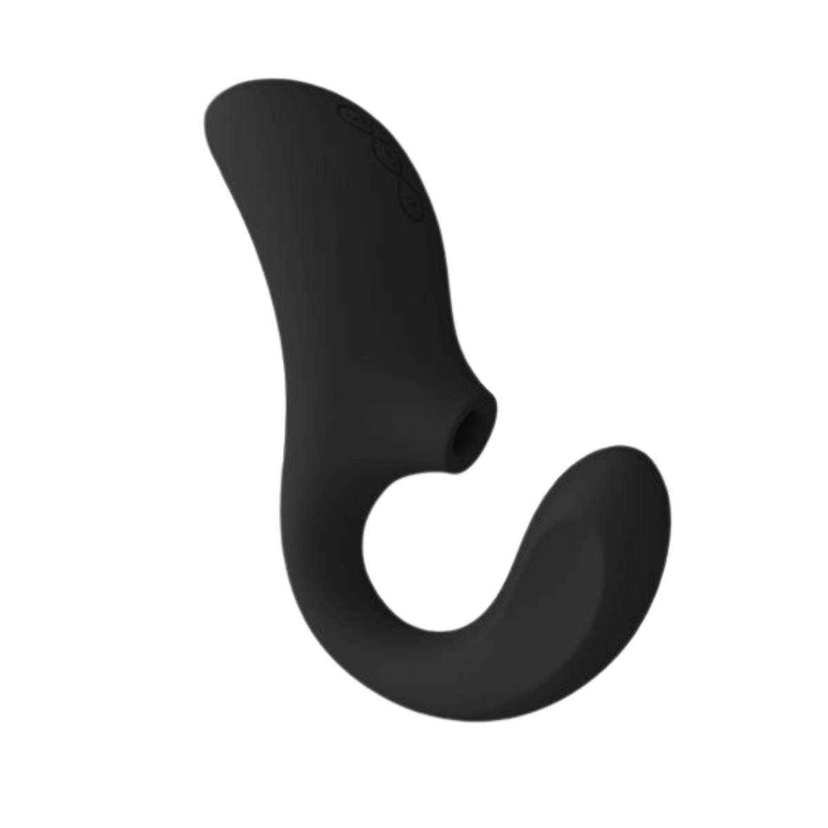 Stimulateur double LELO Enigma - ondes soniques et bras interne, 140 mm insérables