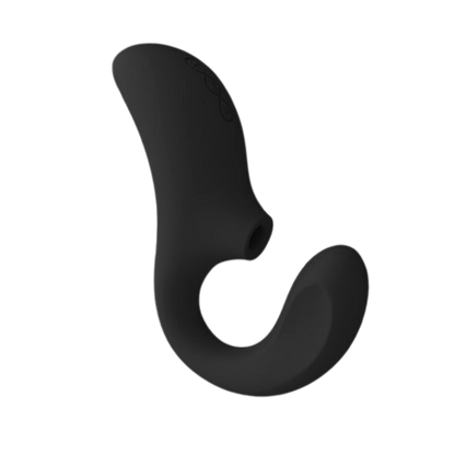 Stimulateur double LELO Enigma - ondes soniques et bras interne, 140 mm insérables