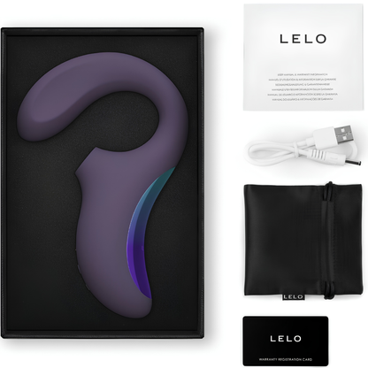 Stimulateur triple LELO Enigma Wave - trois moteurs, trois fréquences