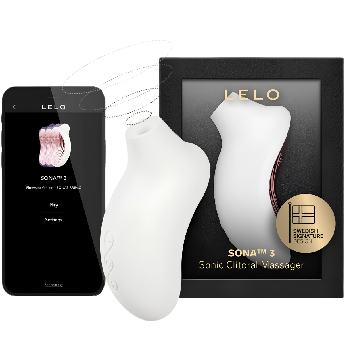Stimulateur clitoridien LELO Sona 3 - 10 modes, 2 de plus par l'application
