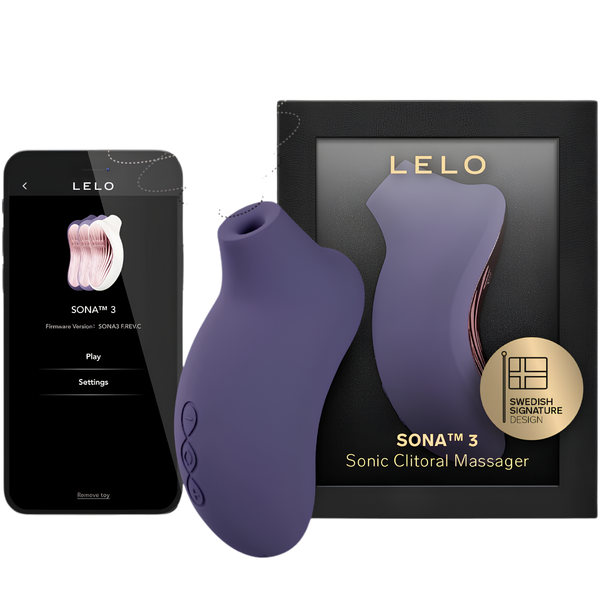 Stimulateur clitoridien LELO Sona 3 - 10 modes, 2 de plus par l'application