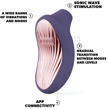 Stimulateur clitoridien LELO Sona 3 - 10 modes, 2 de plus par l'application