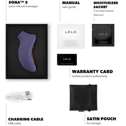 Stimulateur clitoridien LELO Sona 3 - 10 modes, 2 de plus par l'application