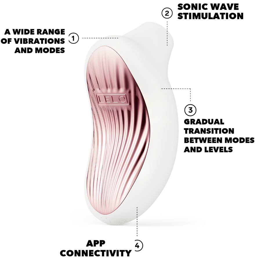 Stimulateur clitoridien LELO Sona 3 - 10 modes, 2 de plus par l'application