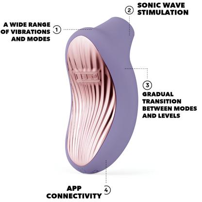 Stimulateur clitoridien LELO Sona 3 - 10 modes, 2 de plus par l'application