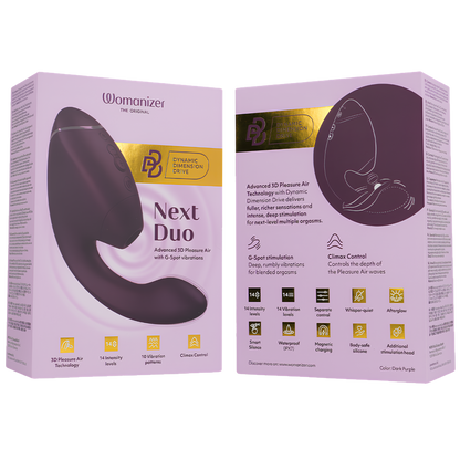 Stimulateur clitoris et point G Womanizer Next Duo