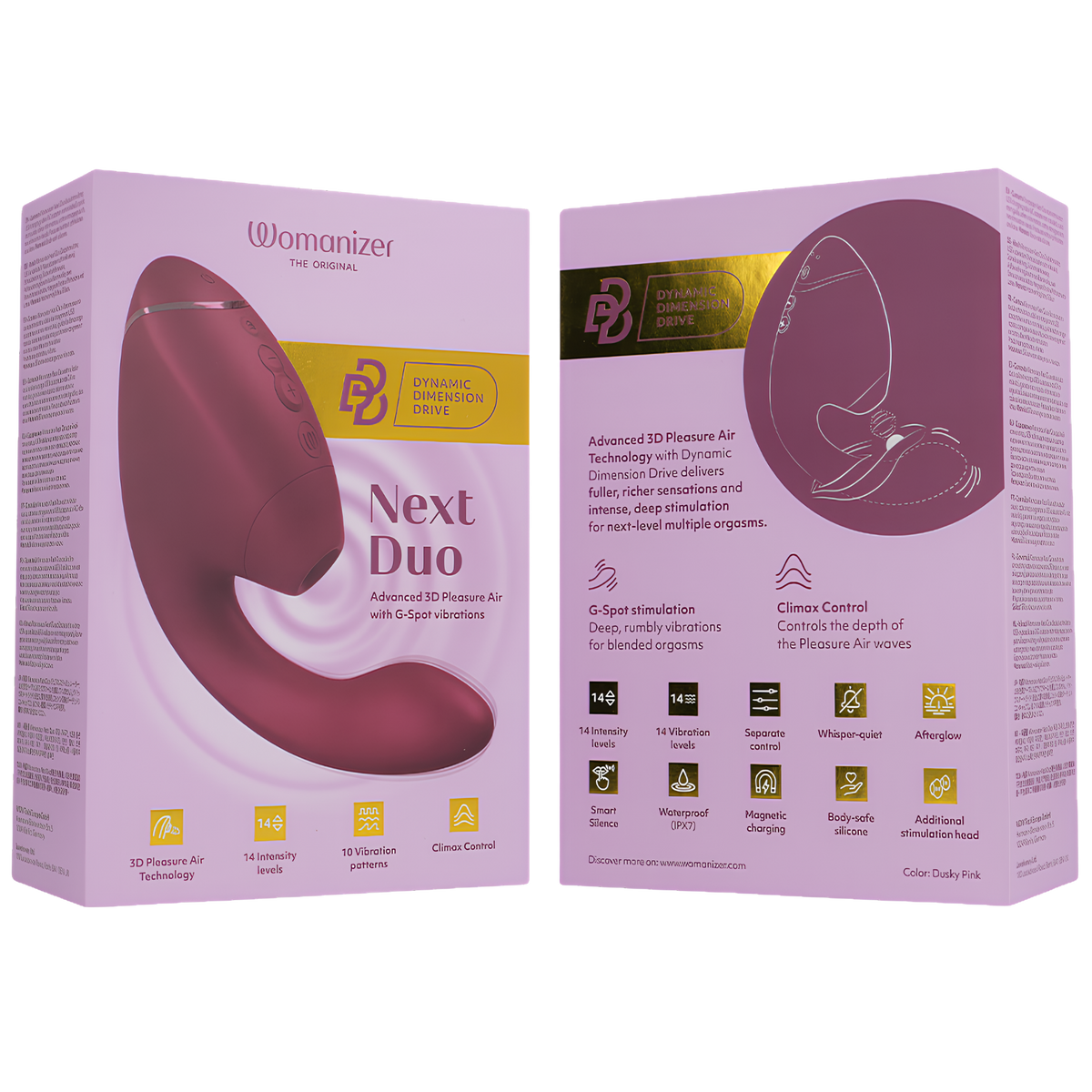 Stimulateur clitoris et point G Womanizer Next Duo