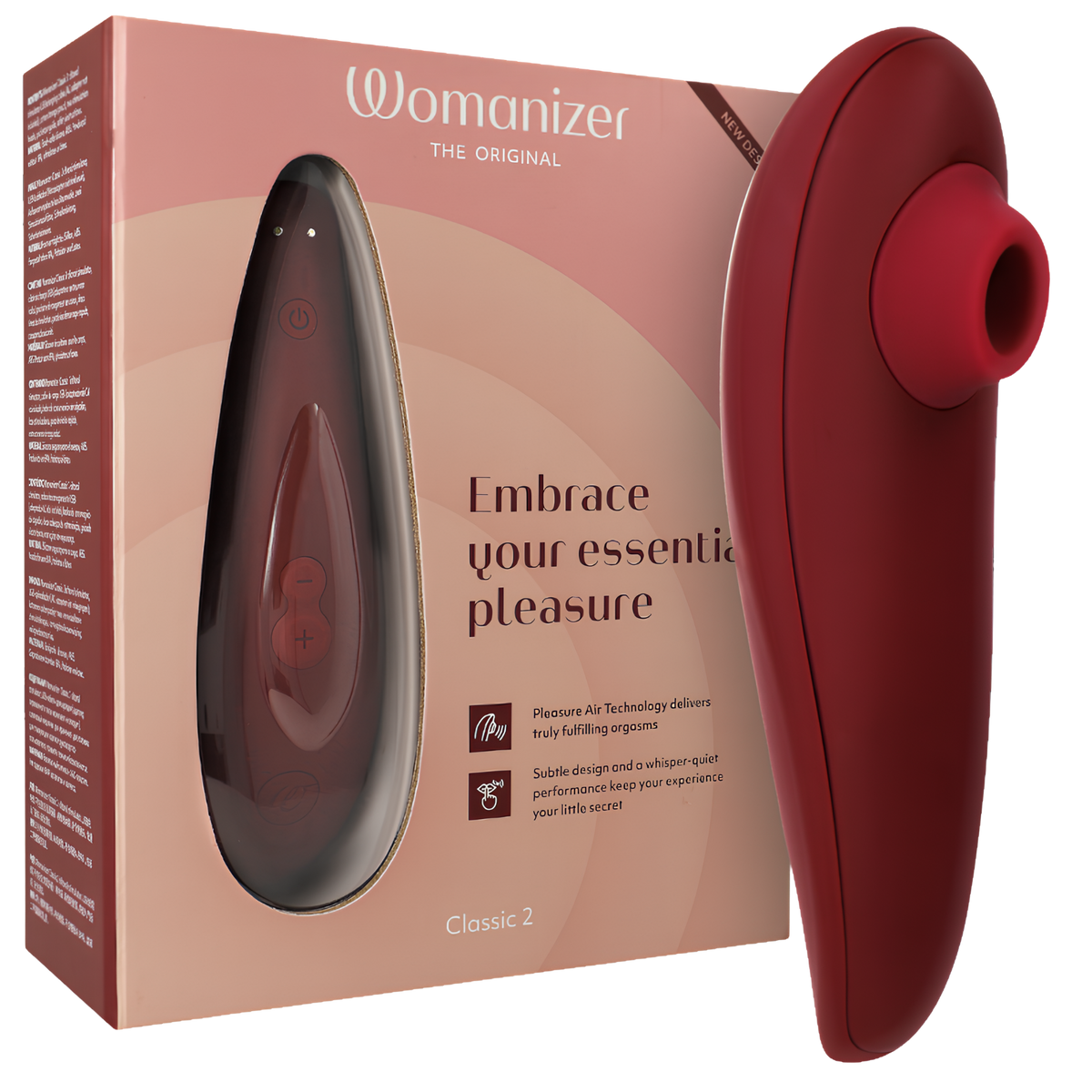 Stimulateur clitoridien Womanizer Classic 2 bordeaux