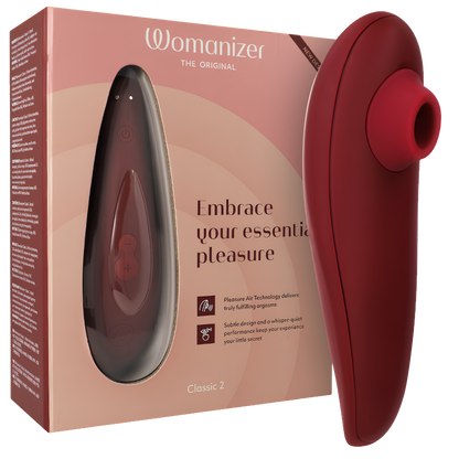 Stimulateur clitoridien Womanizer Classic 2 bordeaux