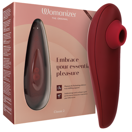 Stimulateur clitoridien Womanizer Classic 2 bordeaux