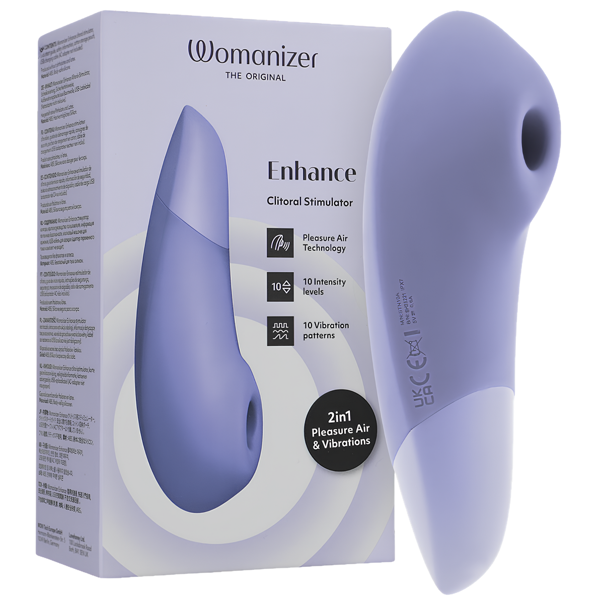 Stimulateur clitoridien Womanizer Enhancer lilas