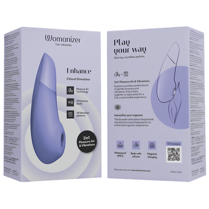 Stimulateur clitoridien Womanizer Enhancer lilas