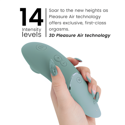 Womanizer Next sauge en main, 14 niveaux d'intensité
