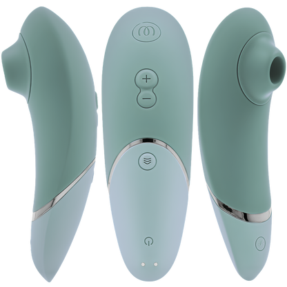 Womanizer Next sauge vu de profil, de face et de l'autre côté