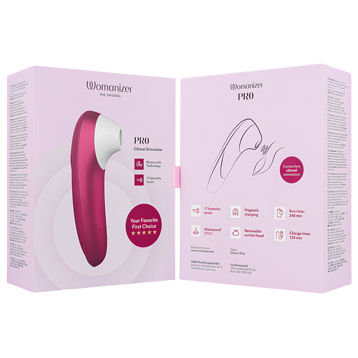 Stimulateur clitoridien Womanizer Pro