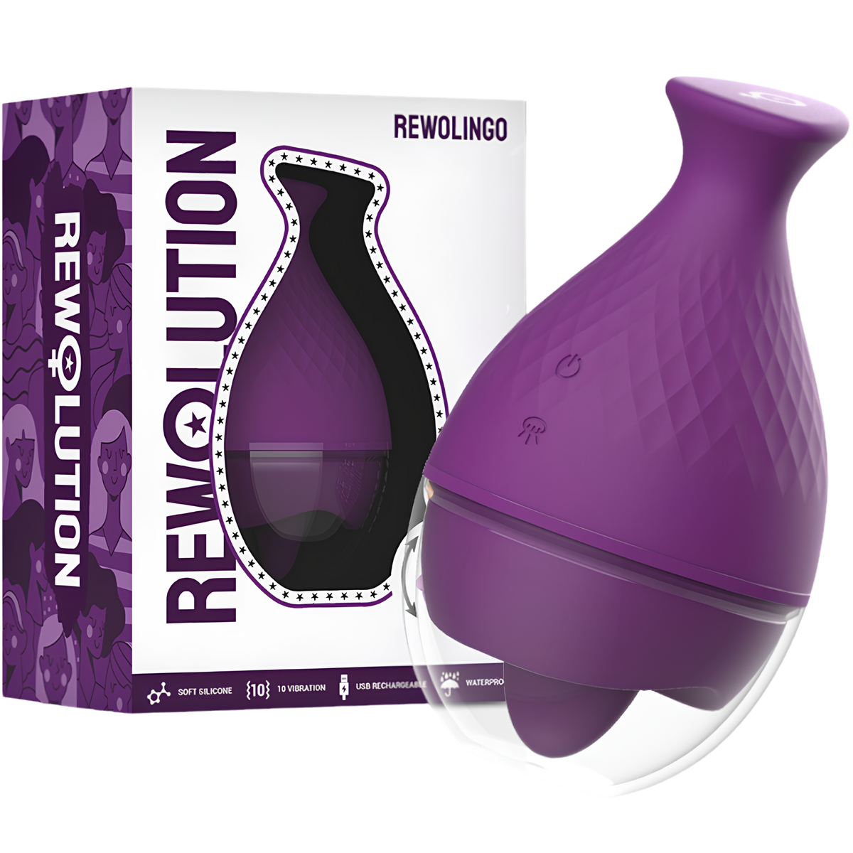Vibromasseur clitoridien Rewolution Rewolingo