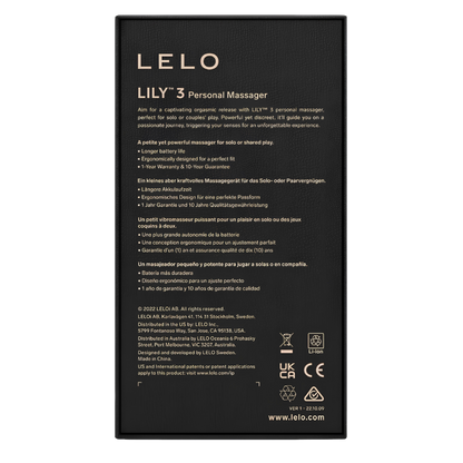 Vibromasseur compact LELO Lily 3
