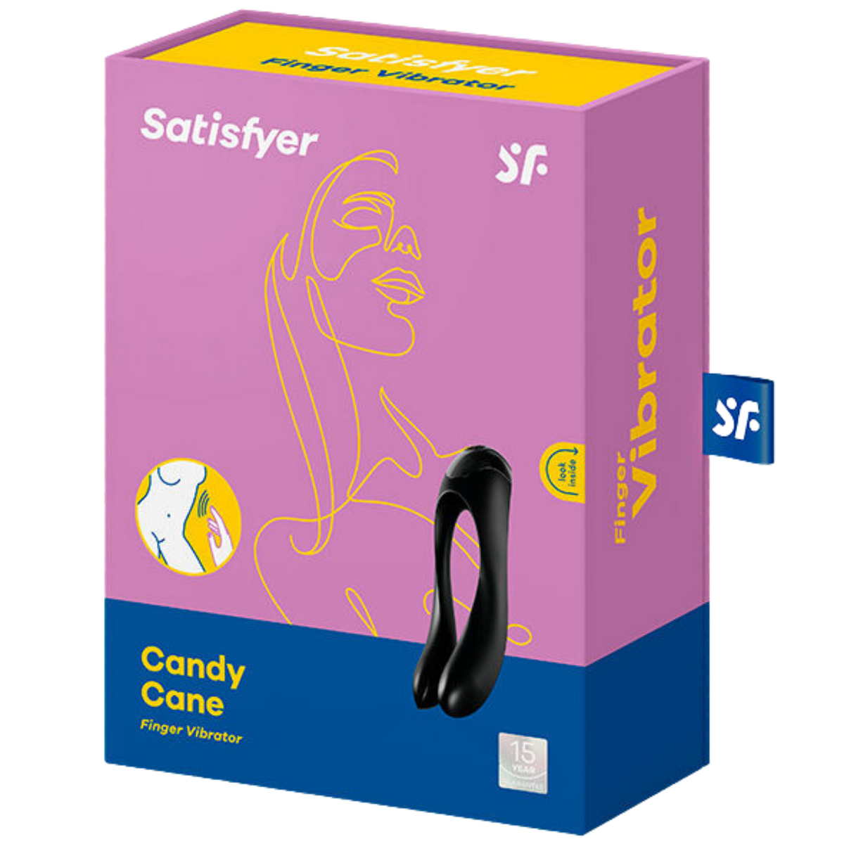 Vibromasseur de doigt Satisfyer Candy Cane