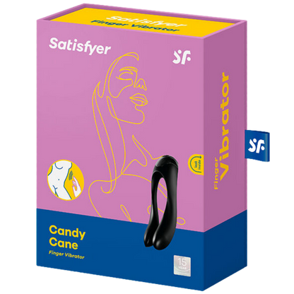 Vibromasseur de doigt Satisfyer Candy Cane