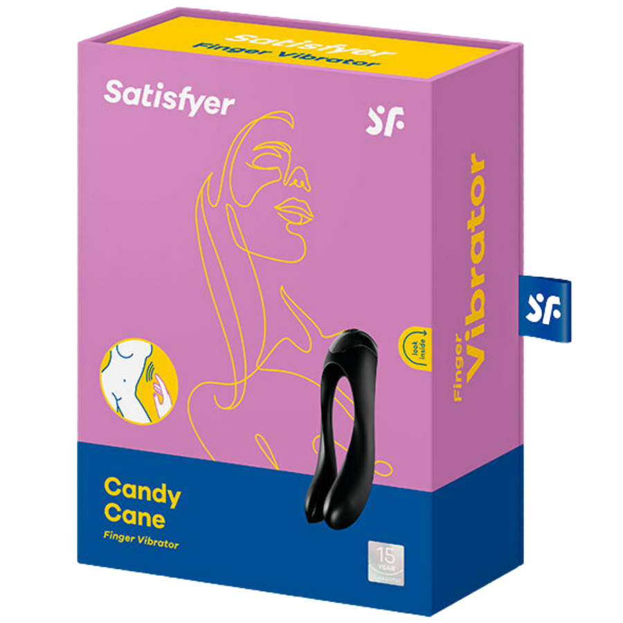 Vibromasseur de doigt Satisfyer Candy Cane