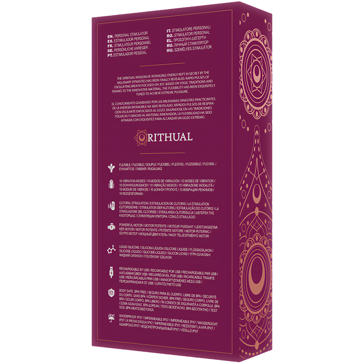 Vibromasseur double Rithual Anusara