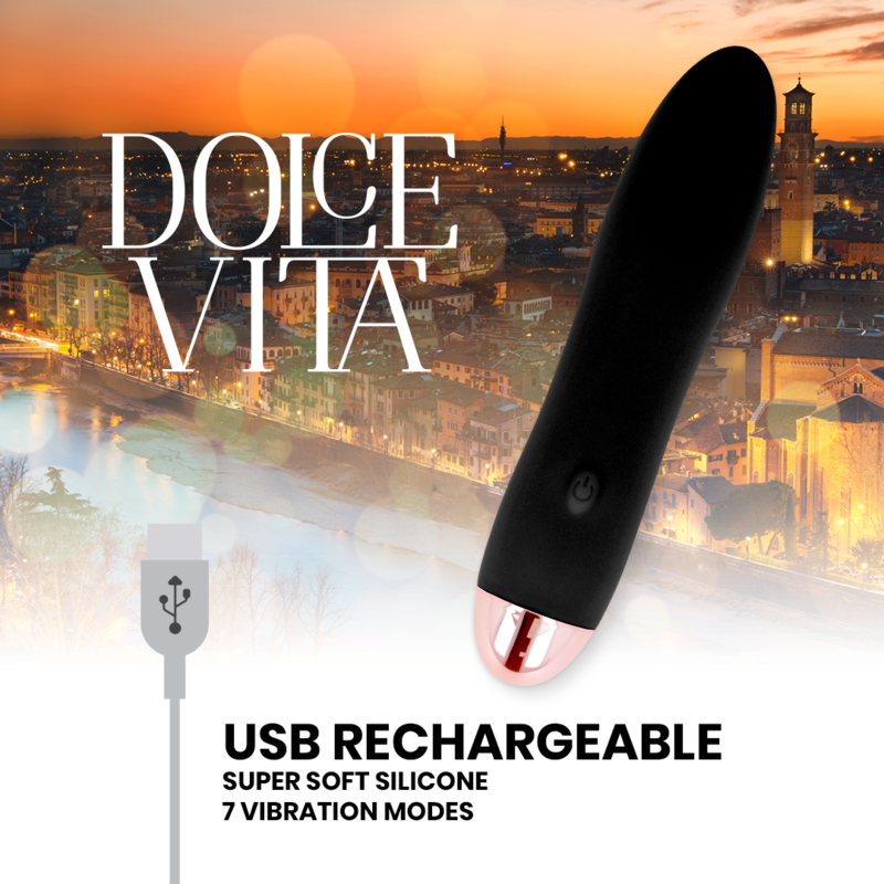 Vibromasseur rechargeable Dolce Vita Quatre